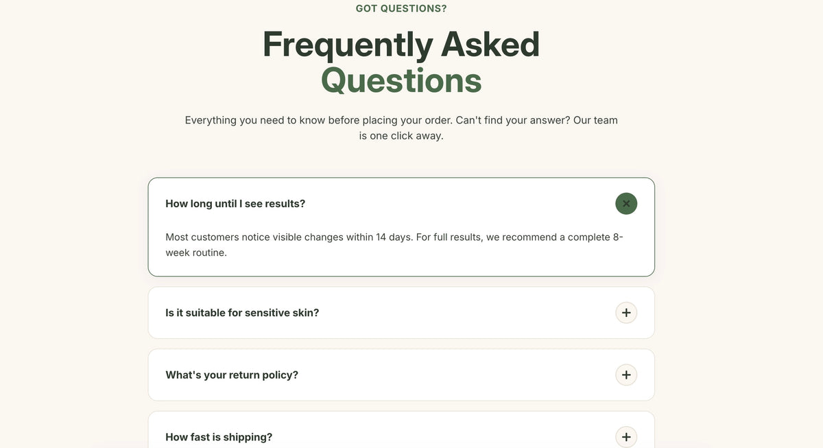 FAQ Section