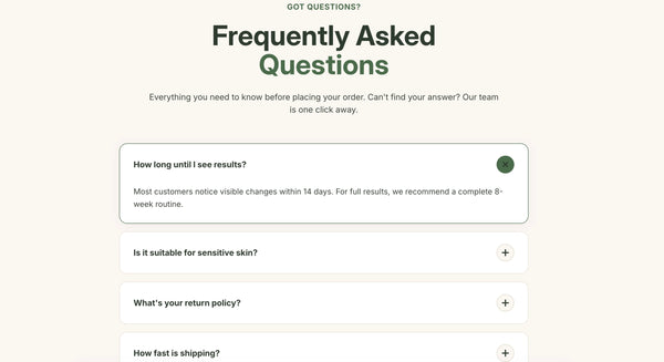FAQ Section