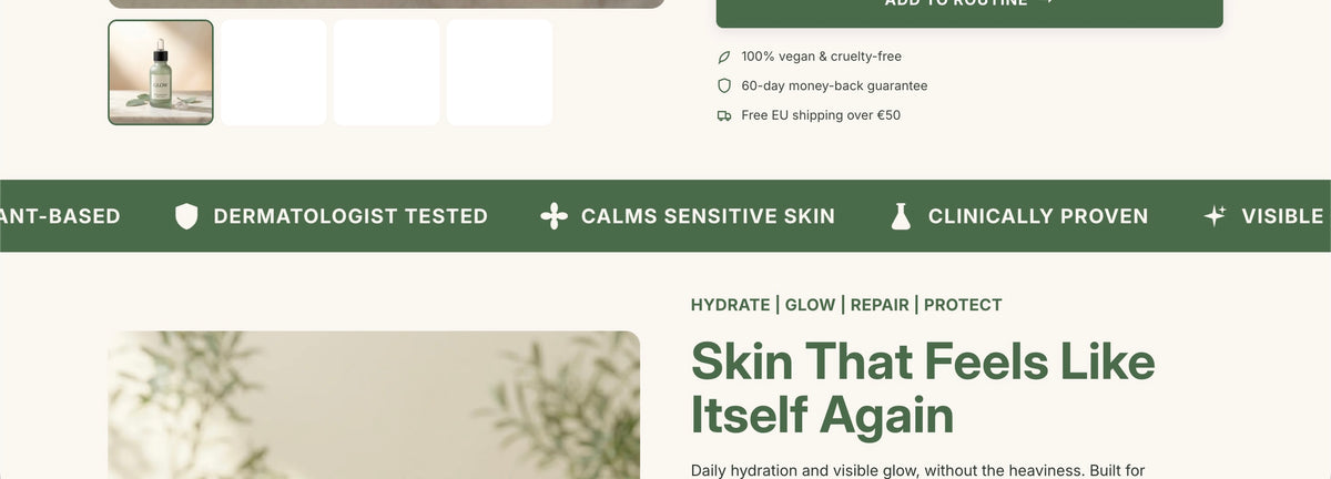 Sliding Features Bar