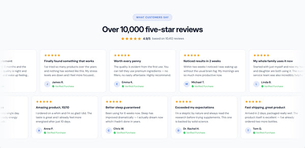 Reviews Marquee